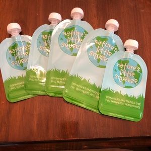 Nature’s Little Squeeze baby food containers